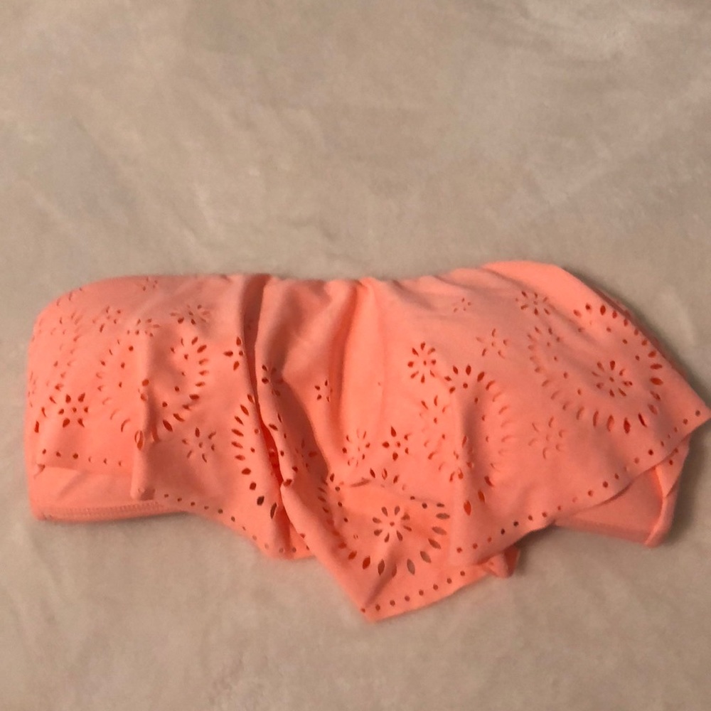 orange bathing suit